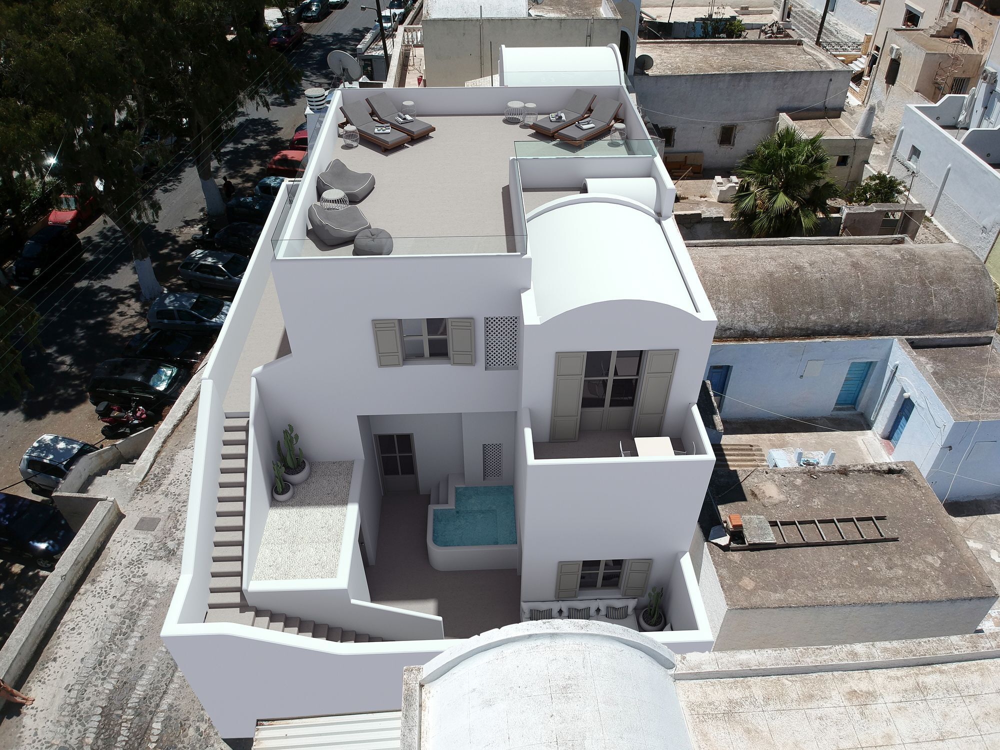 Bedspot Hostel Fíra Kültér fotó